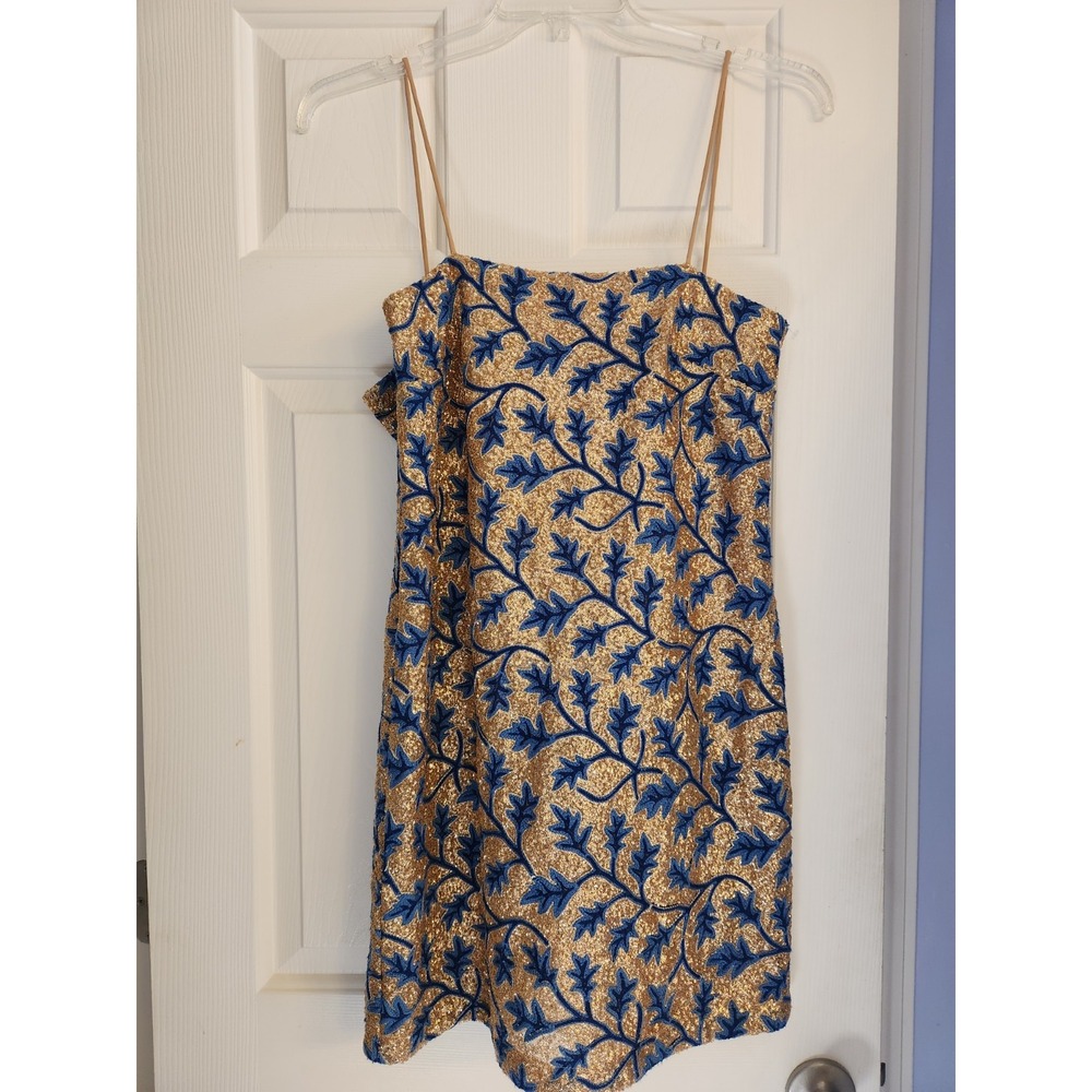 the odells dress Gold And Blue